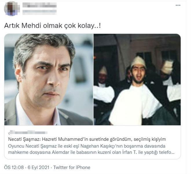 Kendini mehdi sanan Necati Şaşmaz lisanlara düştü! Espriler yeniden Kurtlar Vadisi'nden