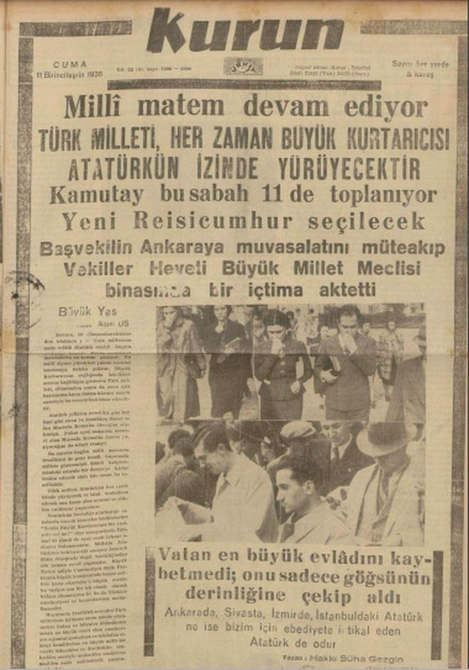 10 Kasım'da bir Güneş söndü! Türk ve dünya basını büyük acıyı bu türlü duyurdu