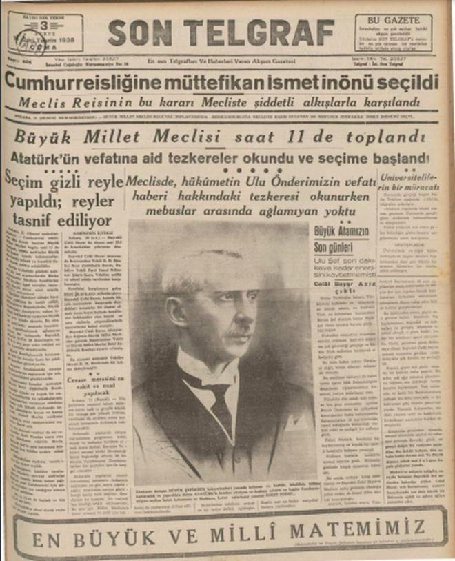 10 Kasım'da bir Güneş söndü! Türk ve dünya basını büyük acıyı bu türlü duyurdu