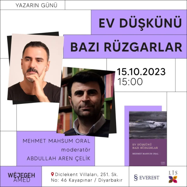 Diyarbakır, Yazar Murathan Mungan ile buluşmaya hazırlanıyor