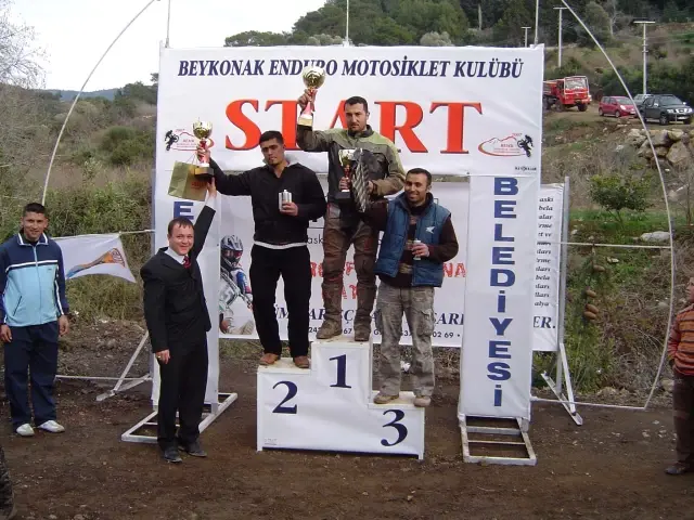 Antalya Kumluca'da Enduro motor kros yarışları düzenlendi