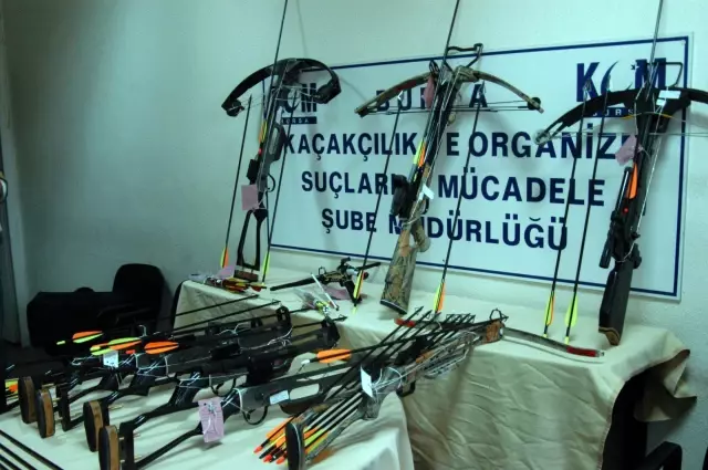 'Ok' operasyonunda Arbalet isimli ok silah ele geçirildi 'Ok' operasyonunda Arbalet isimli ok silah ele geçirildi