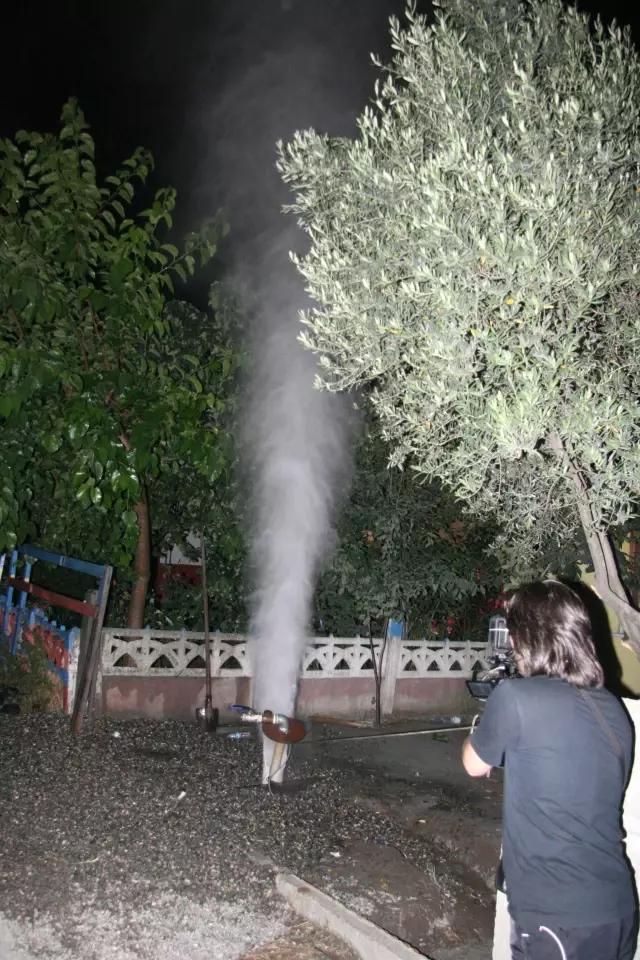 Su İçin Sondaj Yapılırken Metan Gazı Çıktı Su İçin Sondaj Yapılırken Metan Gazı Çıktı