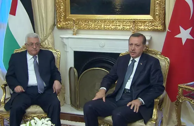 Başbakan Erdoğan, Filistin Devlet Başkanı Abbas ile Görüştü Başbakan Erdoğan, Filistin Devlet Başkanı Abbas ile Görüştü