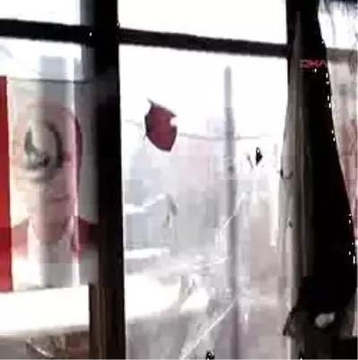 MHP İlçe Binasına Molotof