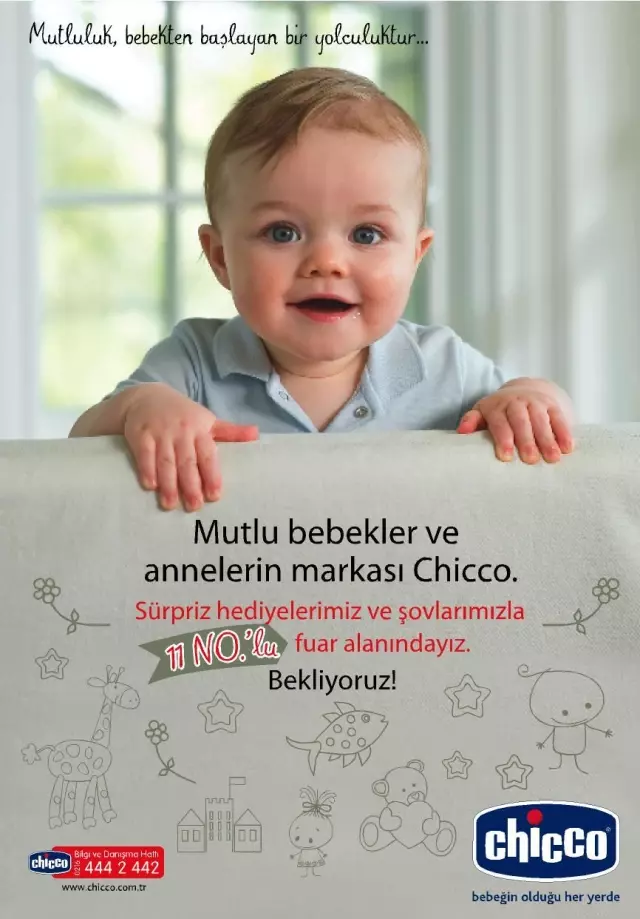 Chicco, Anne Bebek Fuarı’na Renk Katıyor! Haber