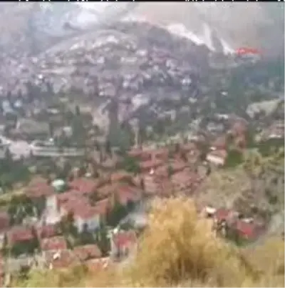 Beypazarı'nda Regaip Kandili, Havai Fişekli Gösteriyle Kutlandı