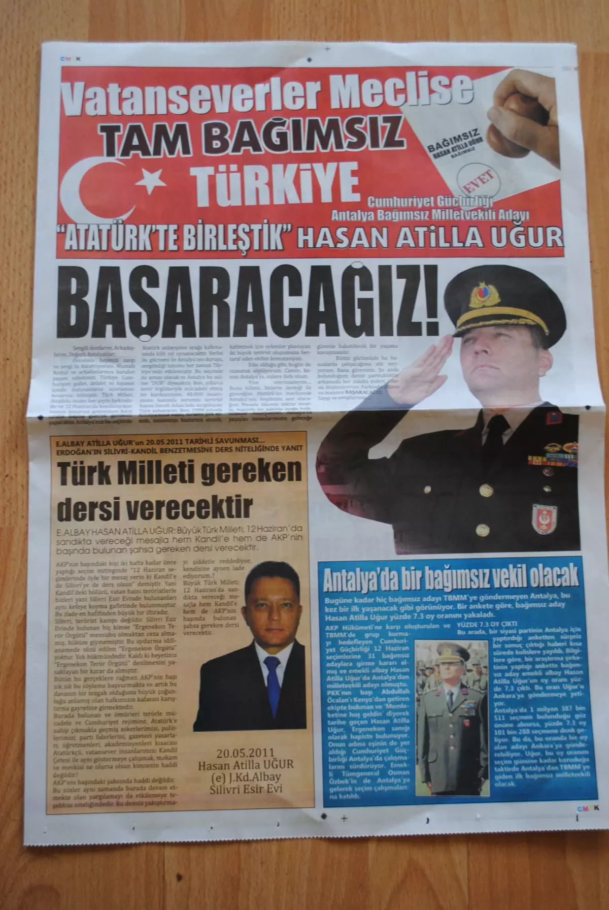 Silivri De Tutuklu Ugur Un Secim Tanitimi Adina Bastirilan Gazete Ile Yapiliyor Haberler