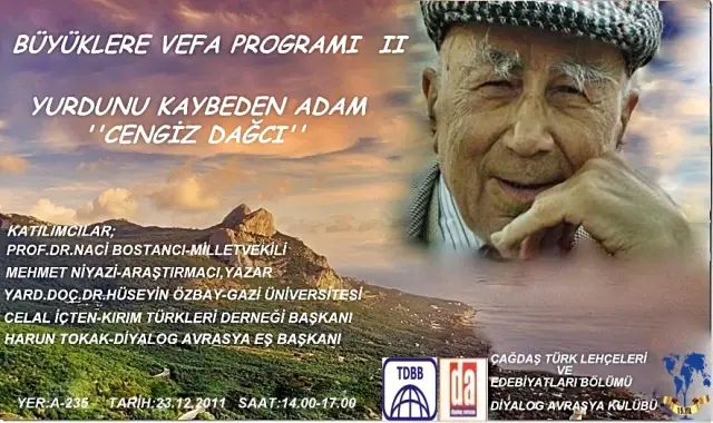 Cengiz Dağcı, Yarın Fatih Üniversitesi'nde Anılacak Cengiz Dağcı, Yarın Fatih Üniversitesi'nde Anılacak
