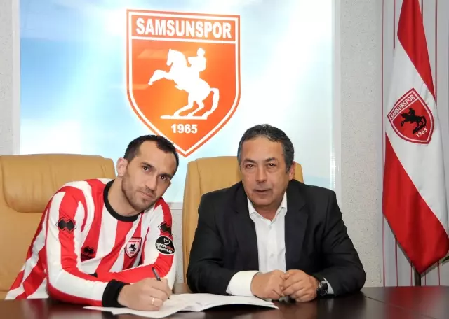 Samsunspor, Gekas ile Resmi Sözleşmeyi İmzaladı