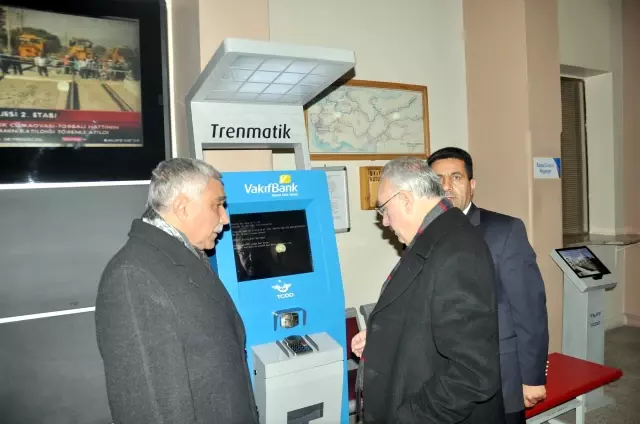 Vali Yenigün'den Tren Garı Ziyareti