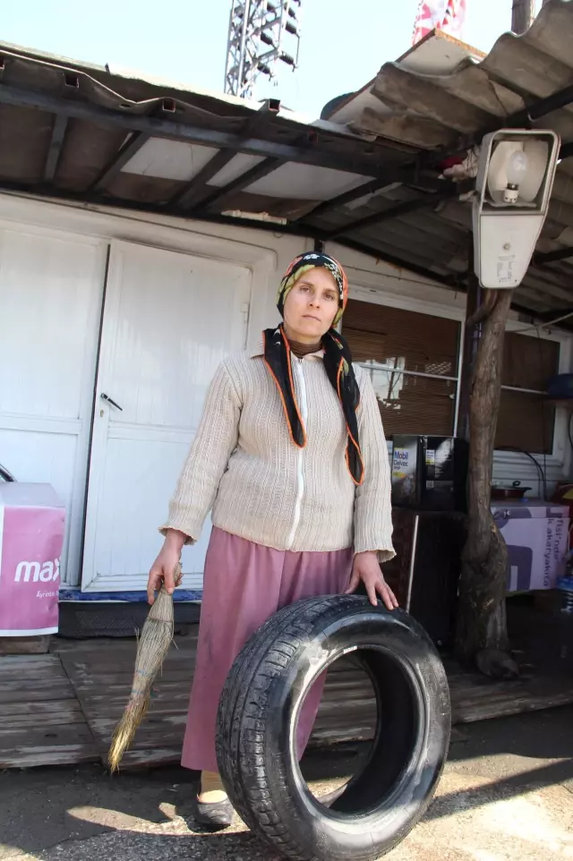 Halime Abla�nın Lastik Tamirhanesi Hem Evi Hem de Ekmek Kapısı Haberler