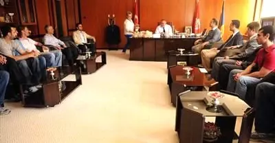 Dev Adamlar Teşekkür Ziyaretinde Dev Adamlar Teşekkür Ziyaretinde