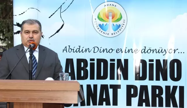 Adana'da Abidin Dino Sanat Parkı Açıldı Adana'da Abidin Dino Sanat Parkı Açıldı