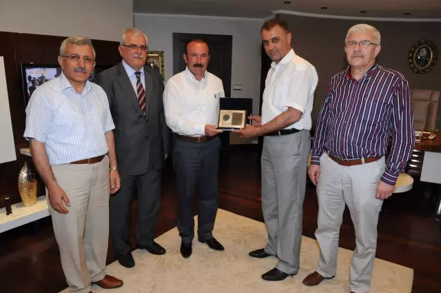 Din Görevlilerinden Başkan'a Teşekkür Ziyareti