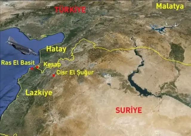 Türk Savaş Uçağı Suriye'de Düştü Türk Savaş Uçağı Suriye'de Düştü