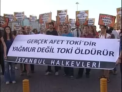 Halkevleri'nden TOKİ Protestosu