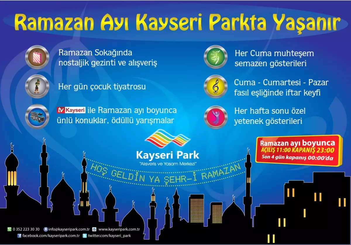 kayseri park ta ramazan eglencesi