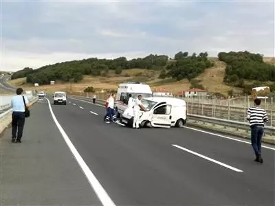 Çerkezköy'de Trafik Kazası: 1 Yaralı