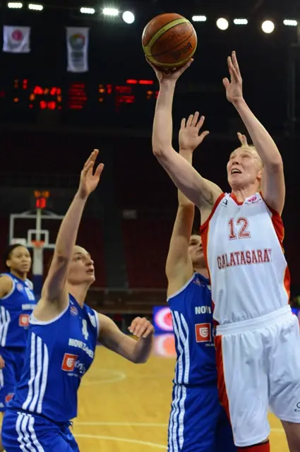 Galatasaray, Konuk Ettiği Novi Zagreb'i 77 - 50 Mağlup Etti Galatasaray, Konuk Ettiği Novi Zagreb'i 77 - 50 Mağlup Etti
