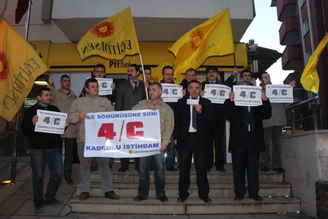 4/c İçin Yılın Son Eylemi Yapıldı 4/c İçin Yılın Son Eylemi Yapıldı