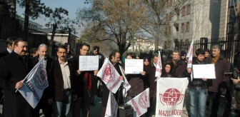 Fransa Büyükelçiliği Önünde Mali Protestosu