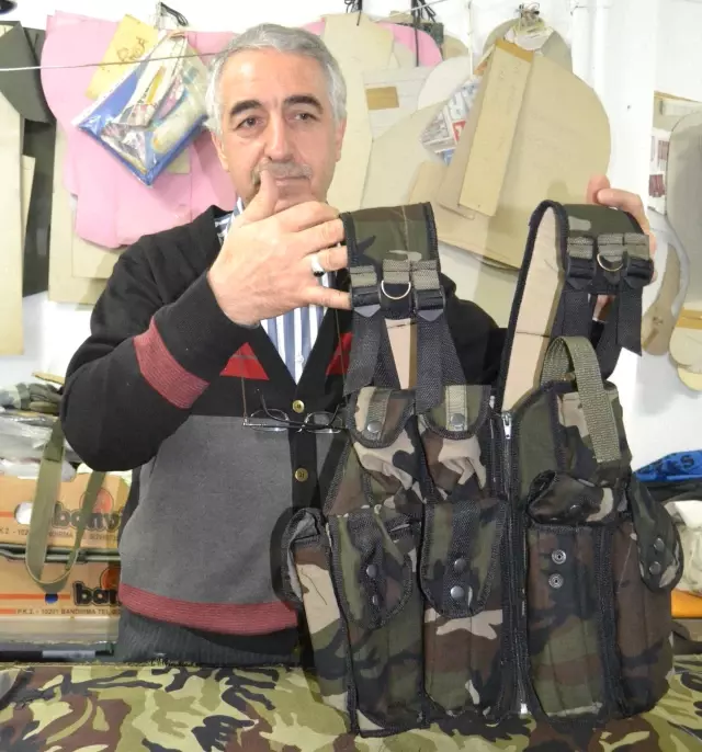 Suriyeli Muhaliflere Kayseri'den 50 Bin Hücum Yeleği