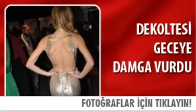 Sinem'in Dekoltesi Geceye Damga Vurdu Sinem'in Dekoltesi Geceye Damga Vurdu