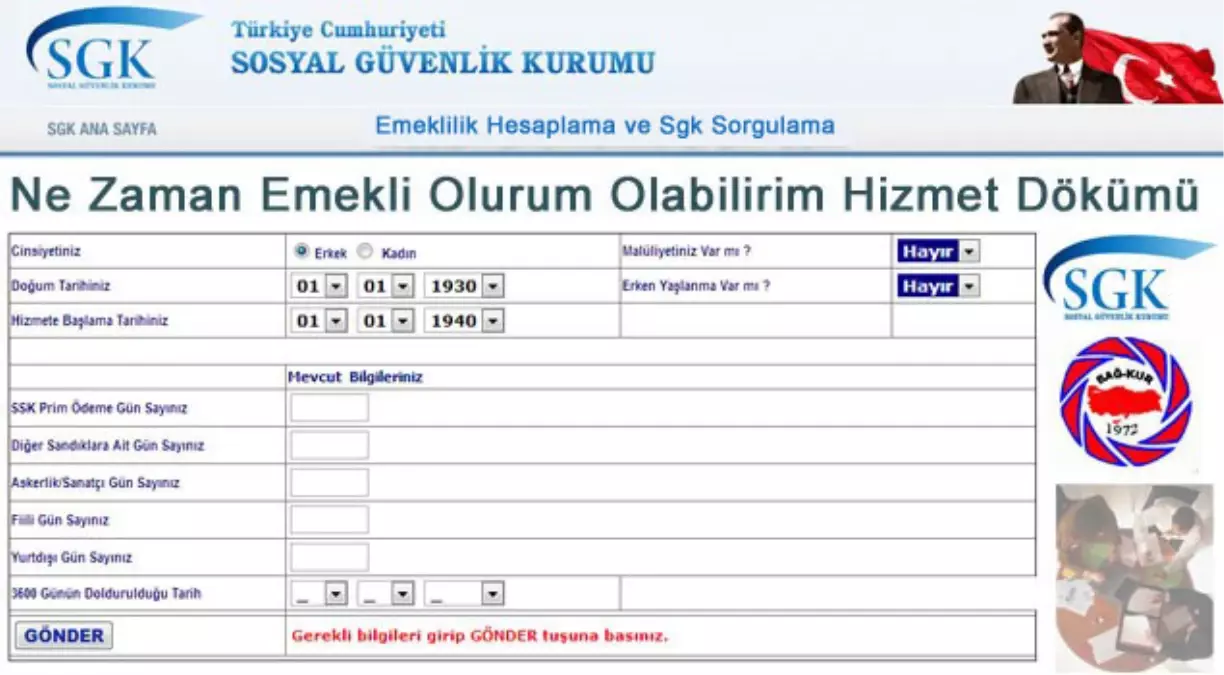 Ne Zaman Emekli Olurum Olabilirim