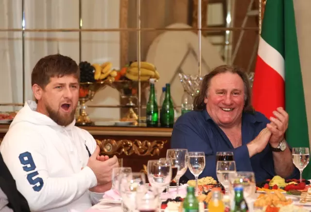 Çeçen Lider Kadirov, Fransız Aktör Depardieu'yu Ağırladı Çeçen Lider Kadirov, Fransız Aktör Depardieu'yu Ağırladı