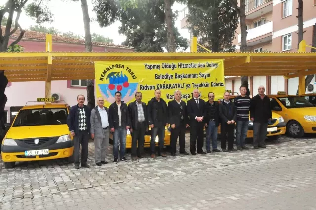 Belediye Kemalpaşa'da Taksi Otoparkı Yaptı