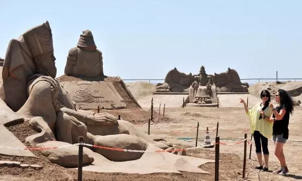Kum Heykel Festivali Başladı Kum Heykel Festivali Başladı
