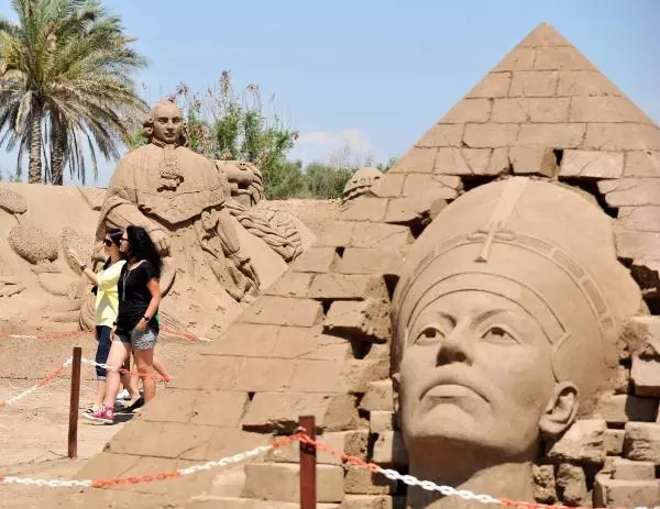 Kum Heykel Festivali Başladı Kum Heykel Festivali Başladı