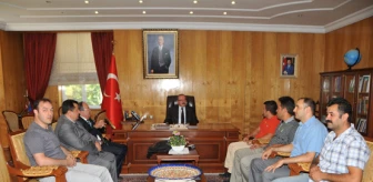 Kahramanmaraş Valisi'ne Türk Hava Kurumu'ndan ziyaret