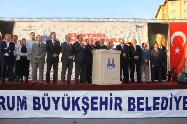 Bakan Şimşek ve Yıldız, Erzurum'da Kentsel Alan Projesi Yıkım Törenine Katıldı Bakan Şimşek ve Yıldız, Erzurum'da Kentsel Alan Projesi Yıkım Törenine Katıldı