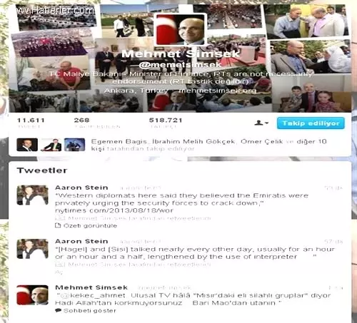 Bakan Şimşek, Twittir'den Başkan Küçükler'i Tebrik Etti Bakan Şimşek, Twittir'den Başkan Küçükler'i Tebrik Etti