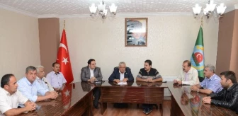 AK Parti Elbistan İlçe Teşkilatından, Ziraat Odası'na Ziyaret