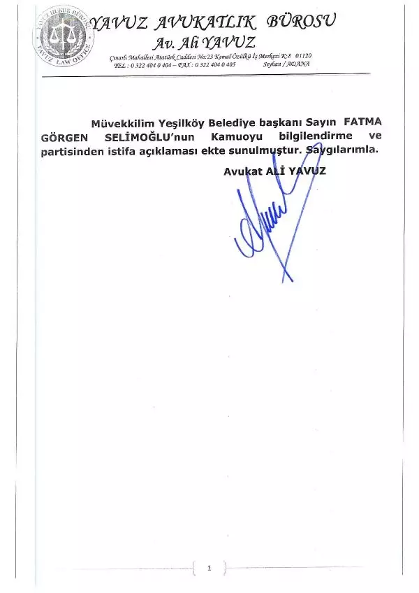 Cinayetten Tutuklu Belediye Başkanı Partisinden İstifa Etti