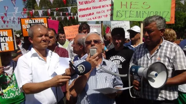 Antalya'da Hes Protestosu Antalya'da Hes Protestosu