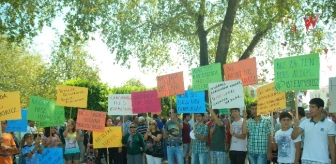 Antalya'da Hes Protestosu