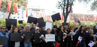 Balyoz Hükümlüsü Asker Yakınlarından 'Adalet İçin Sessiz Çığlık' Eylemi
