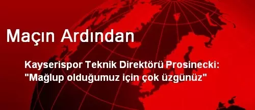 Maçın Ardından Maçın Ardından