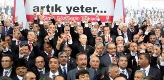 MHP Lideri Bahçeli 220 Belediye Başkan Adayını Tanıttı
