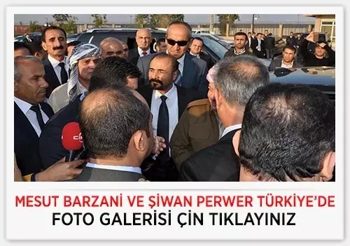 Barzani ve Perver Diyarbakır'a Geldi Barzani ve Perver Diyarbakır'a Geldi
