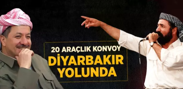 Barzani ve Perver Diyarbakır'a Geldi Barzani ve Perver Diyarbakır'a Geldi