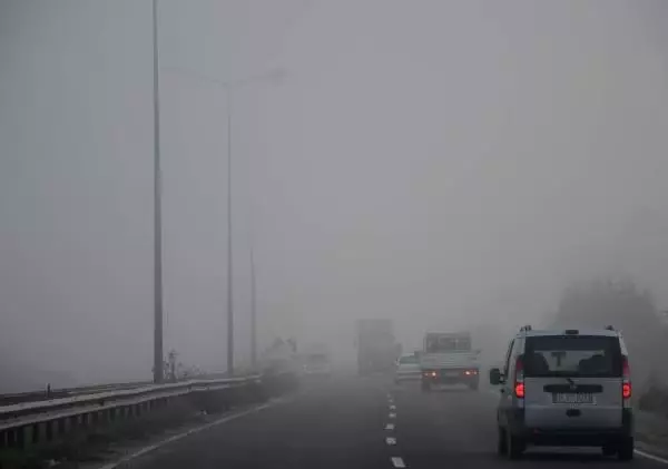 Çorlu'da Sis Kazaya Yol Açtı