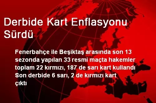 Derbide Kart Enflasyonu Sürdü