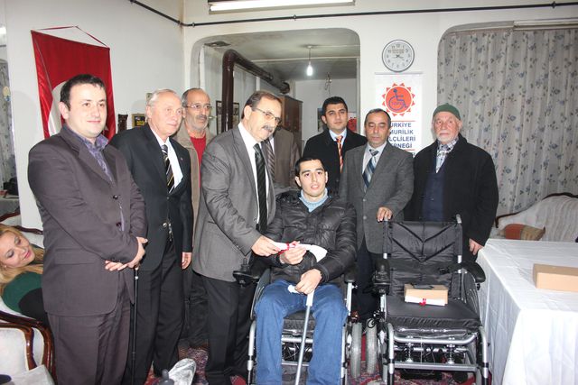 Tofd�den Engellilere Tekerlekli Sandalye Desteği Haberler