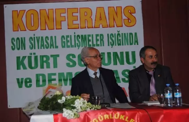 Hak-Par Genel Başkanı Burkay'dan Kürt Sorunu Konferansı Hak-Par Genel Başkanı Burkay'dan Kürt Sorunu Konferansı