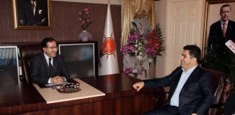 Eski AK Parti Sivas İl Başkanı Kuru'dan, Şahin'e Ziyaret